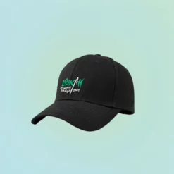 Lookah Baseball Cap 1 Zelena/Bela Črna Bombaž