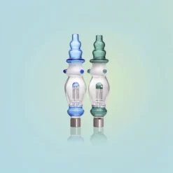 2PCS Showerhead Perc Gourd Nectar Collector 14MM Modra/Zelena