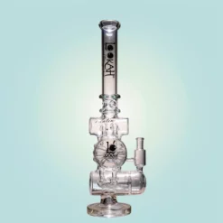 Lookah Glass Recycler Bong 21-palčni inline perc ledeni recikler