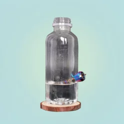 Glass Bottle Style Water Pipe 1 ustnik spiralna kovinska posoda